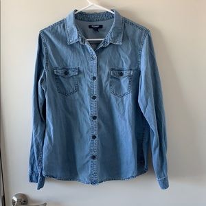 Jean button down shirt